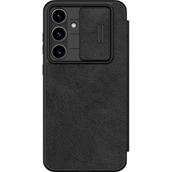 Nillkin - Qin Pro Leather Case - Samsung Galaxy S24 Fe - Black