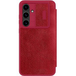 Nillkin - Qin Pro Leather Case - Samsung Galaxy S24 Fe - Red
