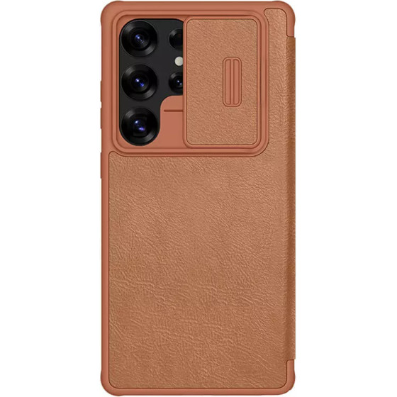 Nillkin - Qin Pro Leather Case - Samsung Galaxy S25 Ultra - Brown