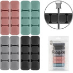 Ringke - Cable Organizer (8 pack) - 3 x 8 Slots - Multicolor - (ACOR0003)
