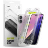 Ringke - Easy Slide Tempered Glass (2 pack) - Iphone 16 Plus / Iphone 15 Plus - Black