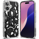Ringke - Fusion Design - Iphone 16 Plus - Seoul Map Black
