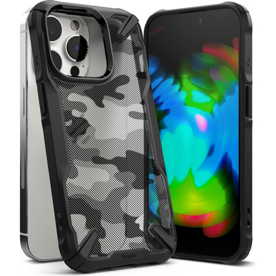Ringke - Fusion X Design - Iphone 14 Pro - Camo Black