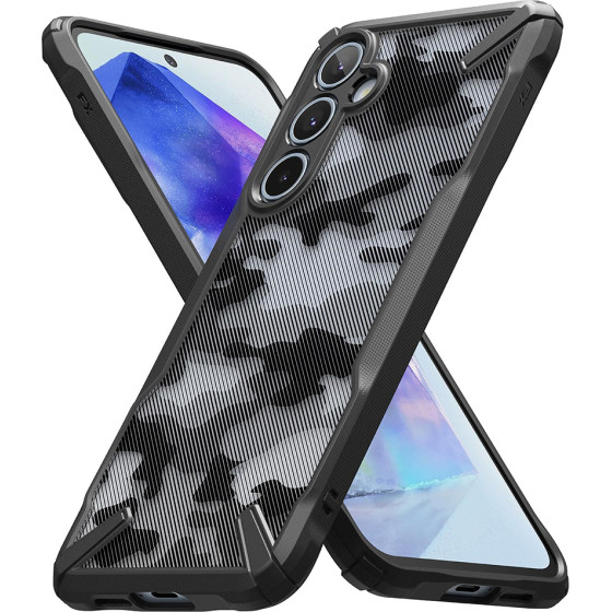 Ringke - Fusion X Design - Samsung Galaxy A55 5G - Camo Black