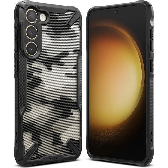 Ringke - Fusion X Design - Samsung Galaxy S23 - Camo Black