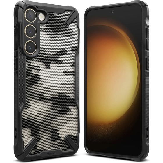 Ringke - Fusion X Design - Samsung Galaxy S23 Plus - Camo Black