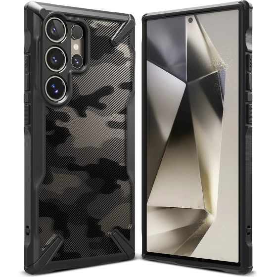 Ringke - Fusion X Design - Samsung Galaxy S24 Ultra - Camo Black