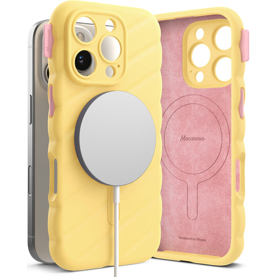 Ringke - Macaron Silicone Magsafe - Iphone 16 Pro - Yellow
