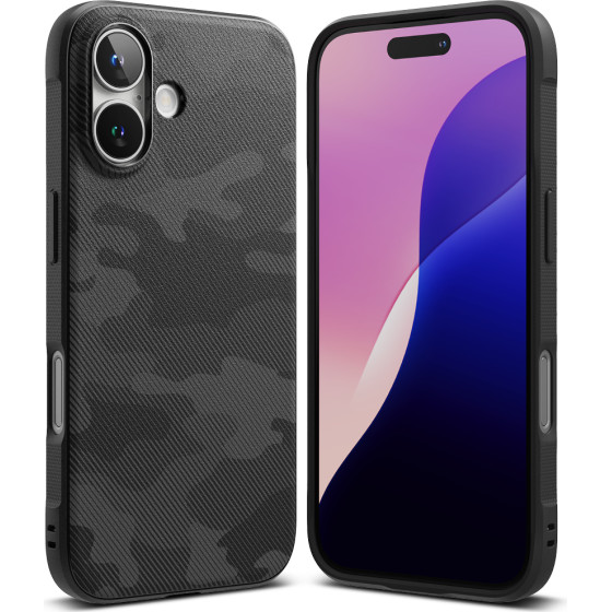 Ringke - Onyx Design - Iphone 16 - Camo Black