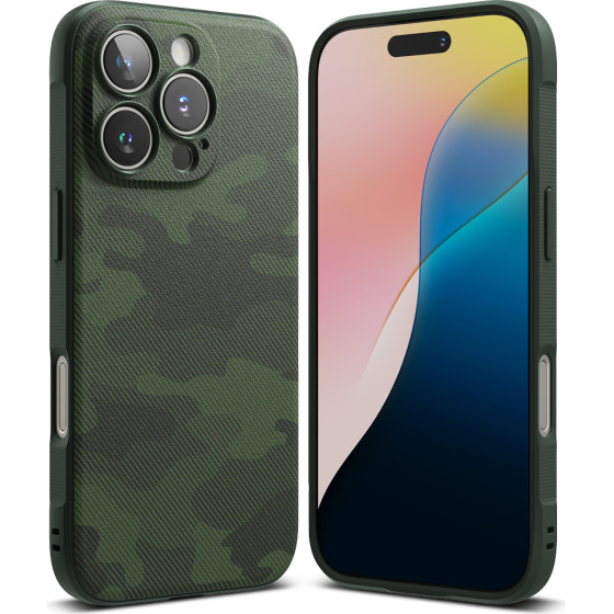 Ringke - Onyx Design - Iphone 16 Pro Max - Camo Green