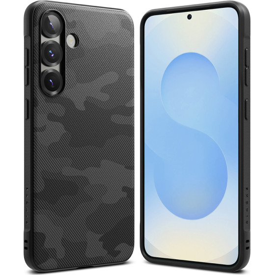 Ringke - Onyx Design - Samsung Galaxy S25 - Camo Black