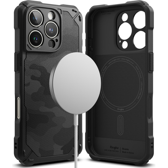 Ringke - Rugged Gear Magsafe - Iphone 16 Pro - Camo Black