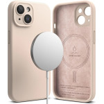Ringke - Silicone Magnetic Magsafe - Iphone 15 - Pink Sand