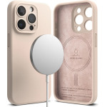 Ringke - Silicone Magnetic Magsafe - Iphone 15 Pro - Pink Sand