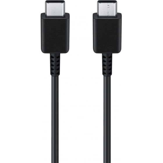 Samsung - Data Cable - Type-C To Type-C, 25W, 3A, 1m - Black (Bulk Packing) - (EP-DN980BBE)