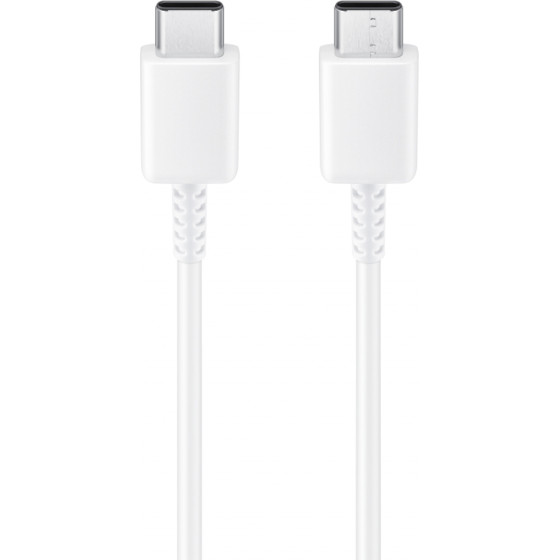Samsung - Data Cable - Type-C To Type-C, 25W, 3A, 1m - White (Bulk Packing) - (EP-DN980BWE)