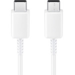 Samsung - Data Cable - Type-C To Type-C, Super Fast Charging, 100W, 1m - White (Bulk Packing) - (EP-DG977BWE)