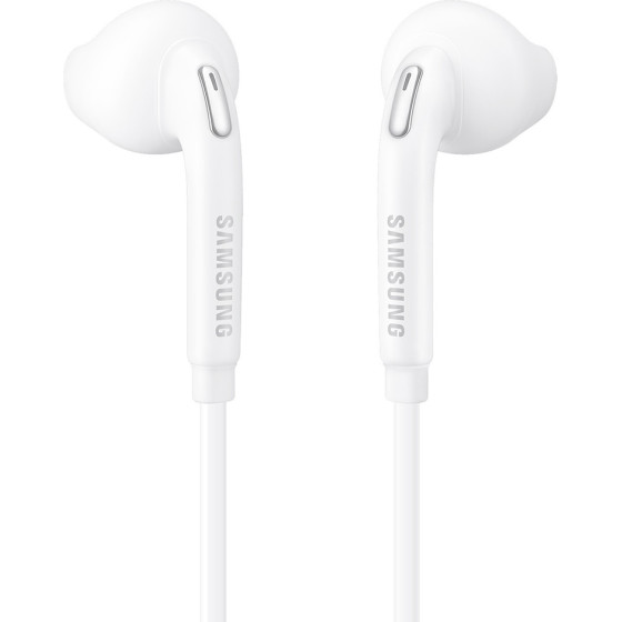 Samsung - Wired Earphones (EO-EG920BW) - Jack 3.5mm, In-Ear, Microphone, Volume Control, 1.2m - White (Bulk Packing) - (EO-EG920BW;BULK)