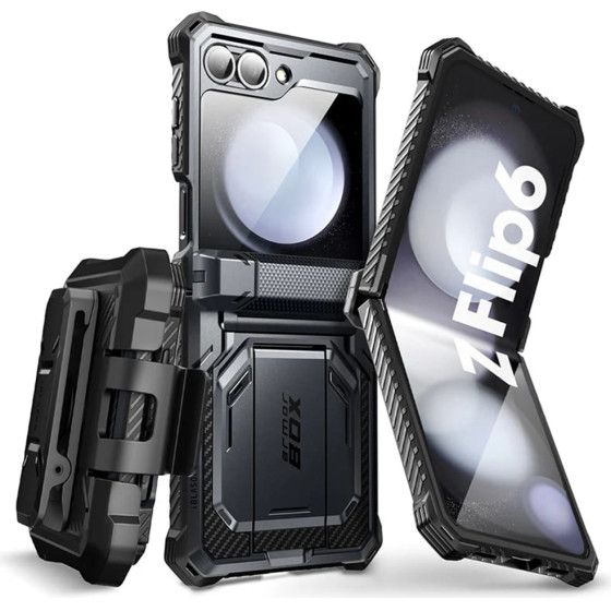 i-Blason - Armorbox - Samsung Galaxy Z Flip6 - Black