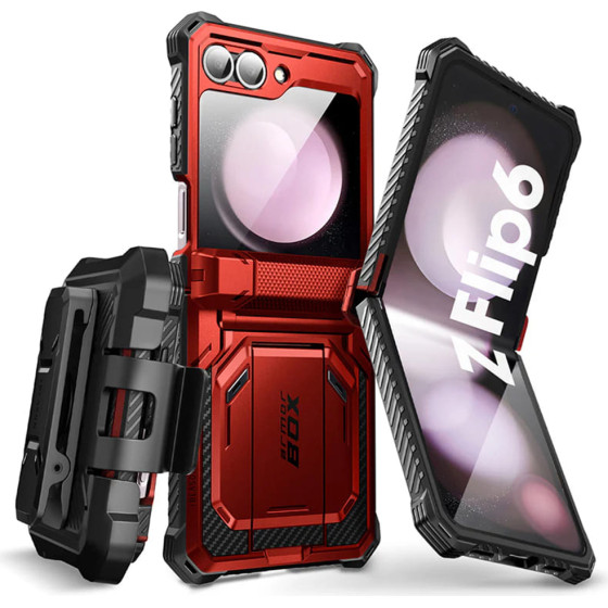 i-Blason - Armorbox - Samsung Galaxy Z Flip6 - Ruddy