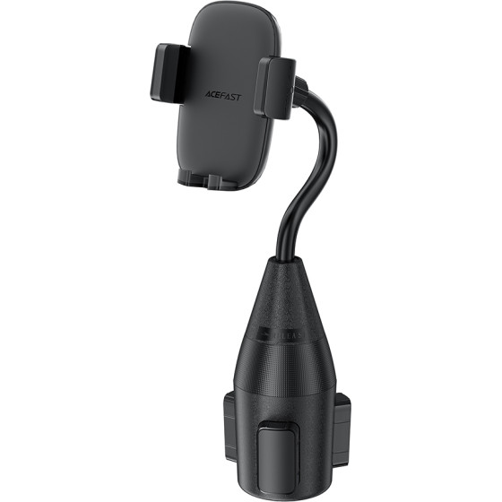 Acefast - Car Holder - For Cup Holder, 360� Rotation, Multi-Angle Adjustment, Safety Lock, For Phone 4.5-6.7'' - Black - (D24)