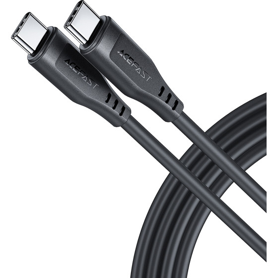 Acefast - Data Cable (C3-03) - Type-C To Type-C, 60W, 3A, 480Mb/s, High-Speed Charging, 1.2m - Black