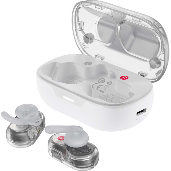 Acefast - Wireless Earbuds Acefit Neo (FA003) - USB-C, IPX4, Bluetooth 5.3, Call Noise Reduction, Bass Effect, 550mAh - White