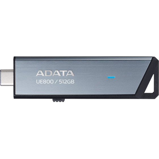 Adata - Memory Stick - Type-C FlashDrive, 512GB, 1000MB/s - Silver - (AELI-UE800-512G-CS)