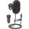 Anker - Car Holder With Wireless Charging Maggo - Magnetic Grip For Air Vent, 360� Rotation, Type-C, 15W - Black - (B2932G11)