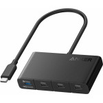 Anker - Docking Station - 4x Type-C, 10Gbps, 100W Max PD-In - Black - (A8340GA1)