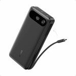 Anker - Power Bank Powercore - 2x Type-C, 1x USB-A With USB-C Cable, 20000mAh, 87W - Black - (A1383H11)