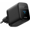 Anker - Wall Charger 313 - Type-C, Fast Charging, 45W - Black - (A2643G11)