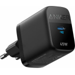 Anker - Wall Charger 313 - Type-C, Fast Charging, 45W - Black - (A2643G11)