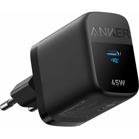 Anker - Wall Charger 313 - Type-C, Fast Charging, 45W - Black - (A2643G11)