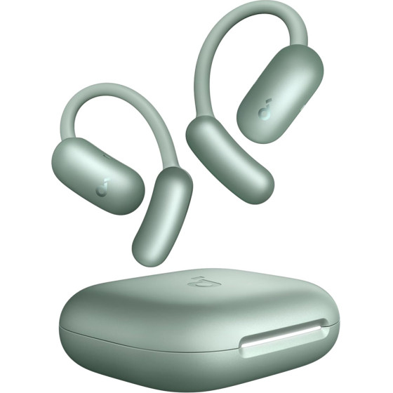 Anker - Wireless Earbuds Soundcore Aerofit 2 - For Sport, With Microphone, Bluetooth, Waterproof, Hi-Res - Green - (A3874G61)