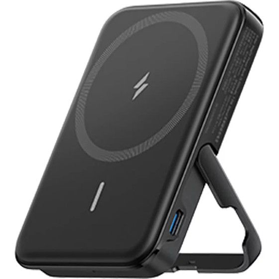 Anker - Wireless Power Bank 322 - MagSafe, For iPhone, 5000mAh, 7.5W - Black - (A1618G11)