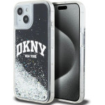 DKNY - Hardcase Liquid Glitter Big Logo - Iphone 15 - Black - (DKHCP15SLBNAEK)