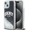DKNY - Hardcase Liquid Glitter Big Logo - Iphone 15 Plus - Black - (DKHCP15MLBNAEK)