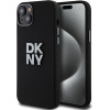 DKNY - Hardcase Liquid Silicone Metal Logo - Iphone 15 - Black - (DKHCP15SSMCBSK)
