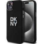 DKNY - Hardcase Liquid Silicone Metal Logo - Iphone 15 - Black - (DKHCP15SSMCBSK)