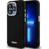 DKNY - Hardcase Liquid Silicone Small Metal Logo Magsafe - Iphone 15 Pro - Black - (DKHMP15LSMCHLK)