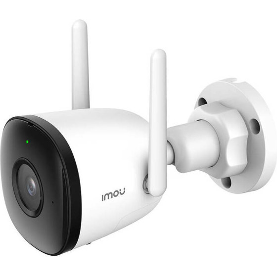 IMOU - Outdoor Wi-Fi Camera Bullet 2C - 4MP, 16x Zoom, Night Vision, IP67, Motion Detection - White - (IPC-F42P)