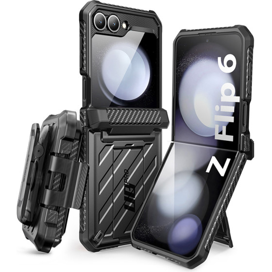Supcase - Unicorn Beetle Pro - Samsung Galaxy Z Flip6 - Black