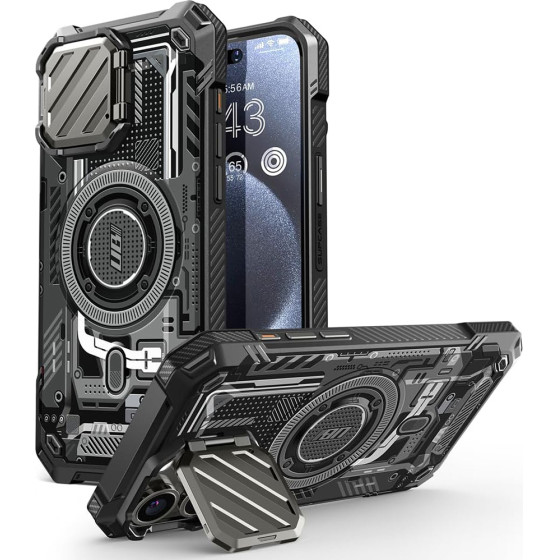 Supcase - Unicorn Beetle Xt Magsafe - Iphone 15 Pro Max - Black Circuit
