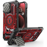 Supcase - Unicorn Beetle Xt Magsafe - Iphone 15 Pro Max - Red Circuit