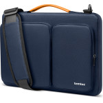 Tomtoc - Defender Laptop Briefcase (A42C2B1) - With Shoulder Strap And Small Card Pocket, 13'' - Navy Blue