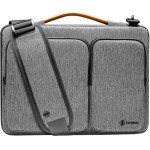 Tomtoc - Defender Laptop Briefcase (A42F2G3) - With Shoulder Strap And Small Card Pocket, 16'' - Gray - (A42-E02G/A42F2G3)