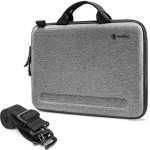 Tomtoc - Fancycase Laptop Shoulder Bag (A25F2G2) - For Macbook Pro 16'', Ipad Pro 12.9'' - Gray - (A25-E01G/A25F2G2)