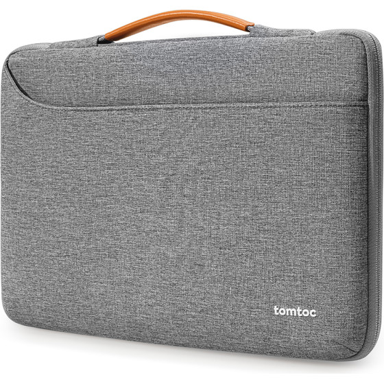 Tomtoc - Laptop Handbag (A22F2G2) - With Corner Armor, 360 Protection, 16'' - Gray - (A22-E02G01/A22F2G2)