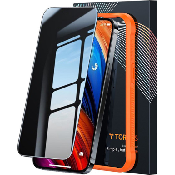 Torras - Glassgo Epic Privacy - Iphone 15 Pro Max - Black